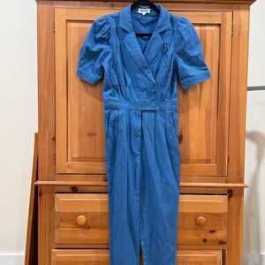 Day + Moon Blue Denim Jumpsuit